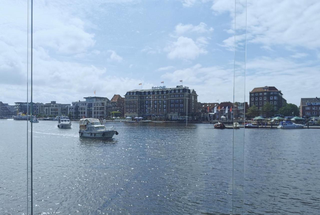 Hausboot Die Leseinsel Emden Exterior photo